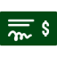 Paycheck Icon Dark green
