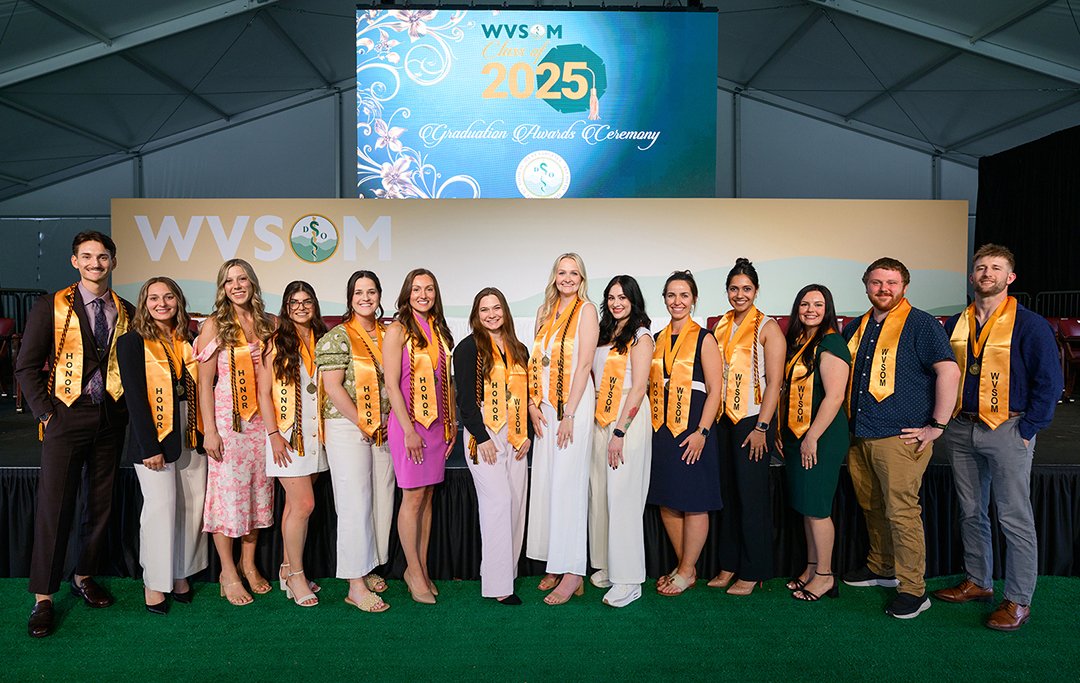 Honor graduates in WVSOM's Class of 2025