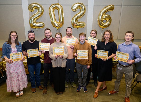 Group of WVSOM students