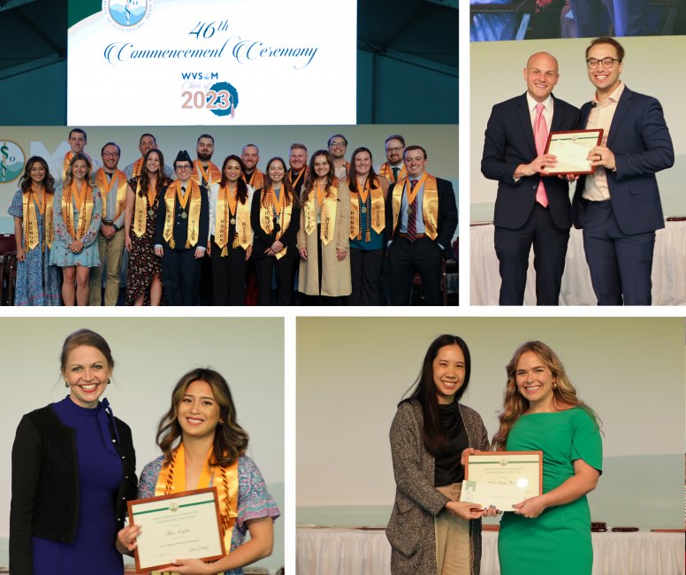 WVSOM students receive recognition during the 2023 Graduate Awards Ceremony