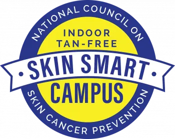 Skin Smart campus logo - Indoor Tan-Free, National Council on Skin Cancer Prevention